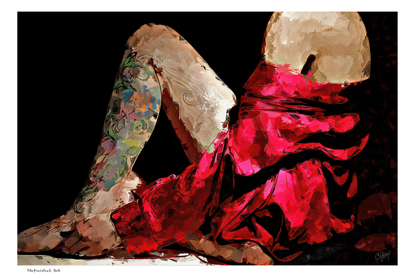 Unfinished Ink by Sexy Bedroom Art