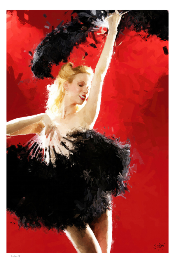 Lola Dances Left by Sexy Bedroom Art