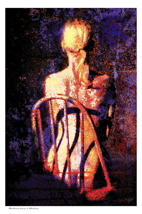 Shadows from a Window by Sexy Bedroom Art