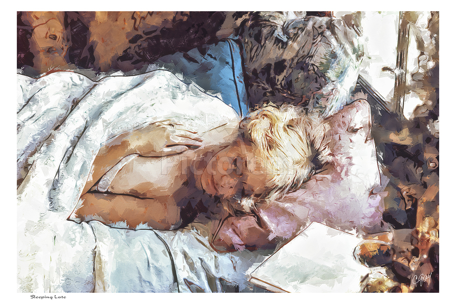 Sleeping Late  Print