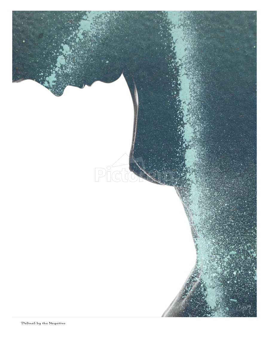 Defined by the Negative  Print