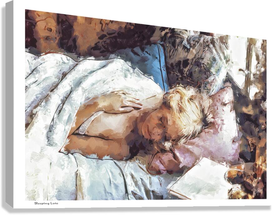 Sleeping Late Canvas Print
