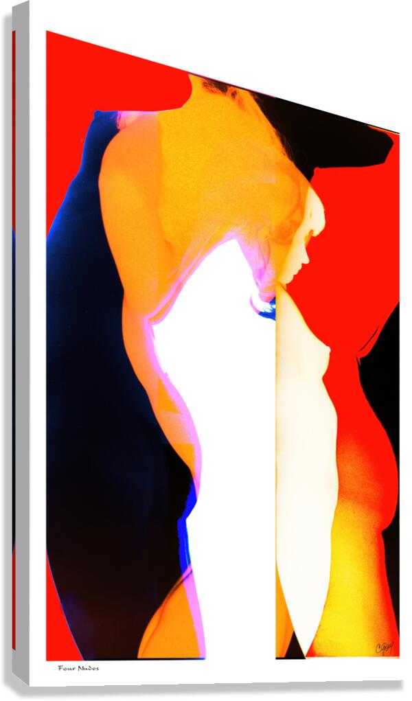Four Nudes Canvas Print