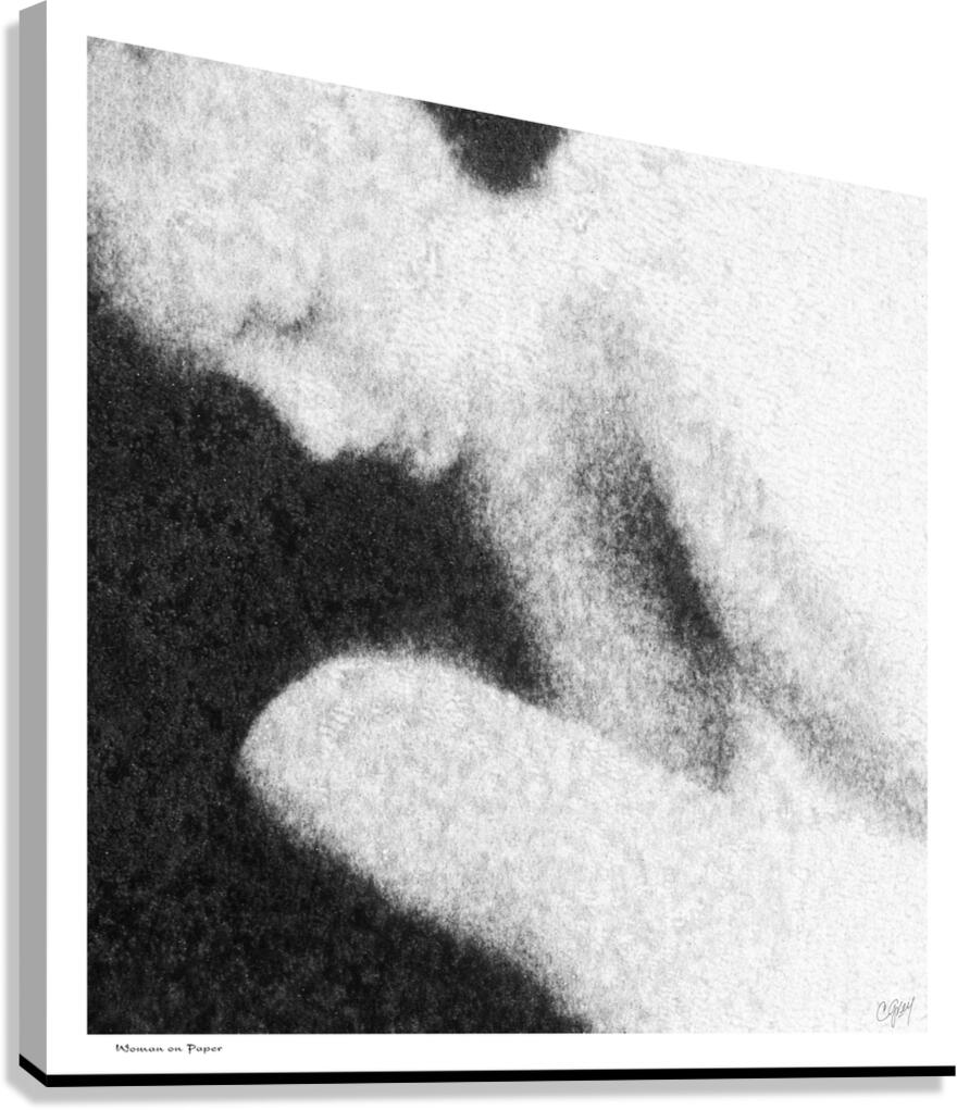 WomanOnPaper Canvas Print