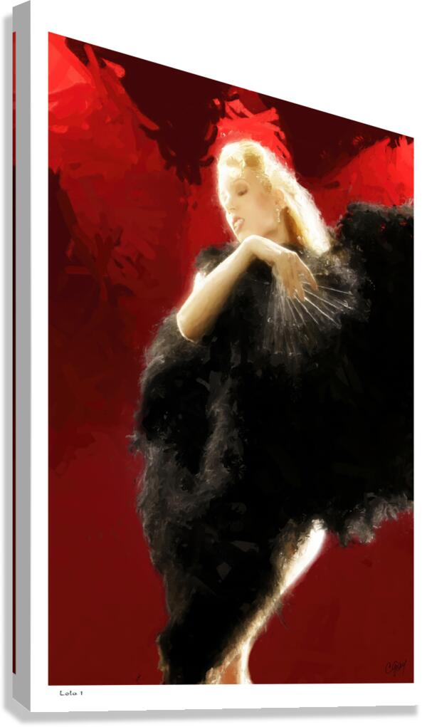 Lola Dances Right Canvas Print