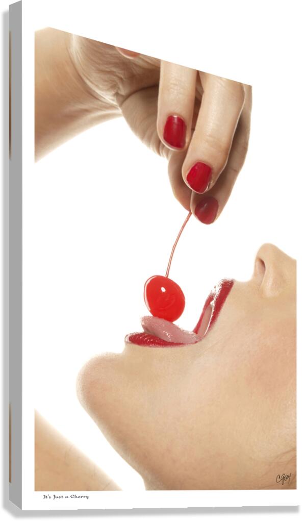 It s Just a Cherry Canvas Print