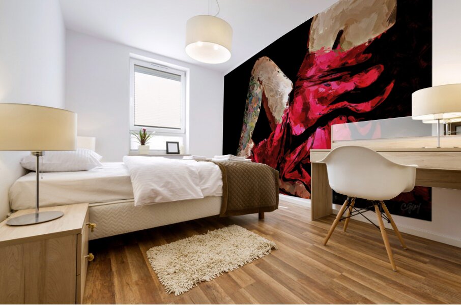 Unfinished Ink Mural print