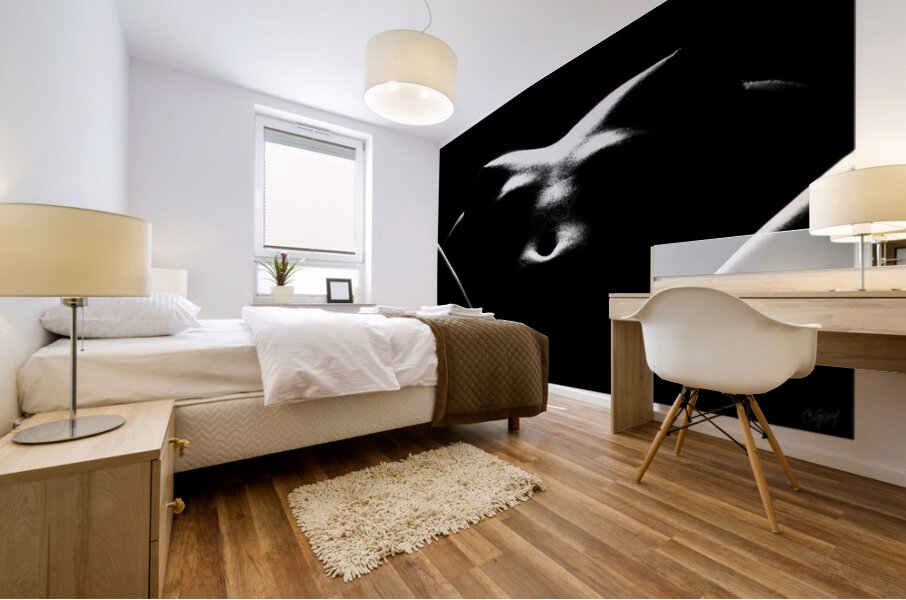 Bodyscape from Below Mural print