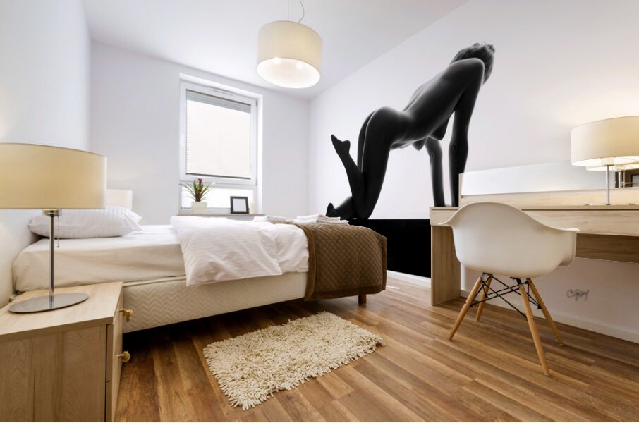 Pedestal Nude Number Two Mural print