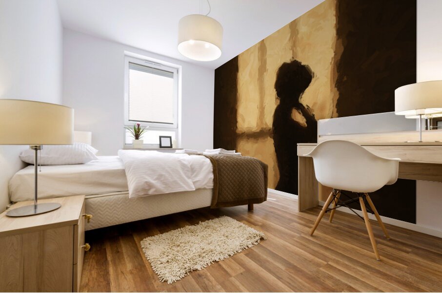 Silhouette Mural print