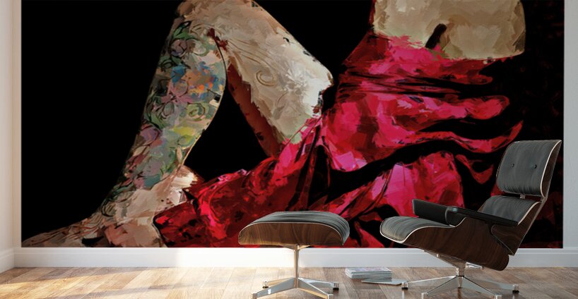 Unfinished Ink Wall Murals