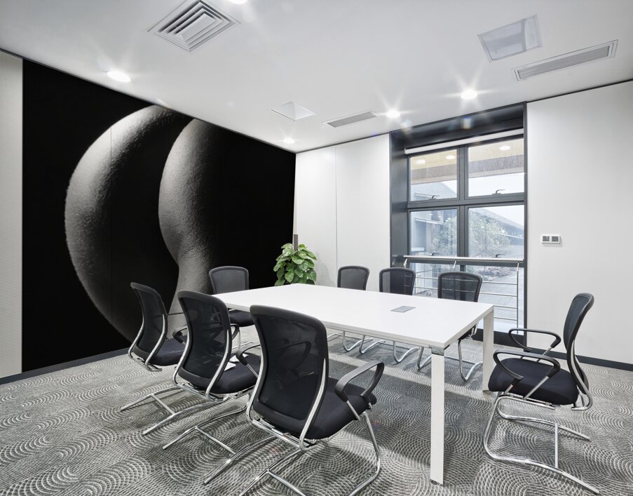 Rising Moon Wall Printing