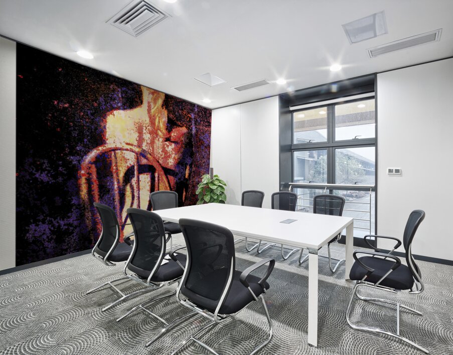 Shadows from a Window Wall Printing