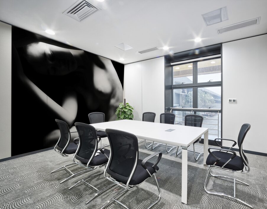 Stretch and Hide Wall Printing