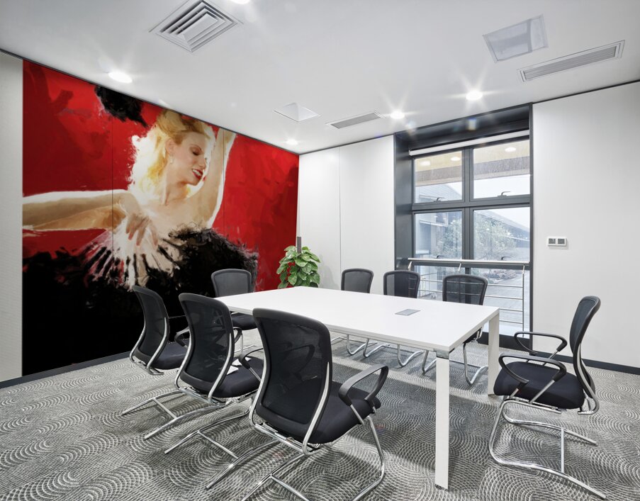 Lola Dances Left Wall Printing