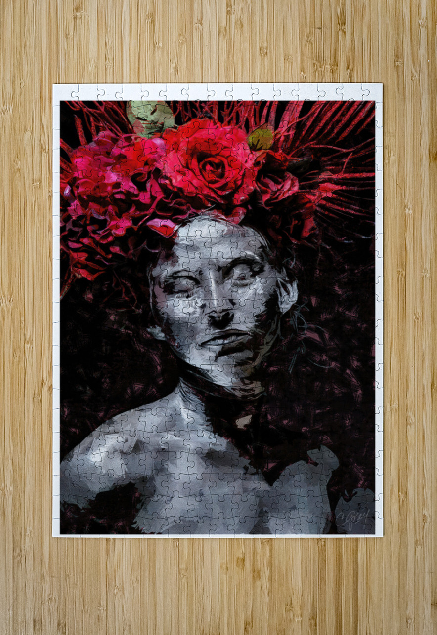 Flowers Sexy Bedroom Art Puzzle printing