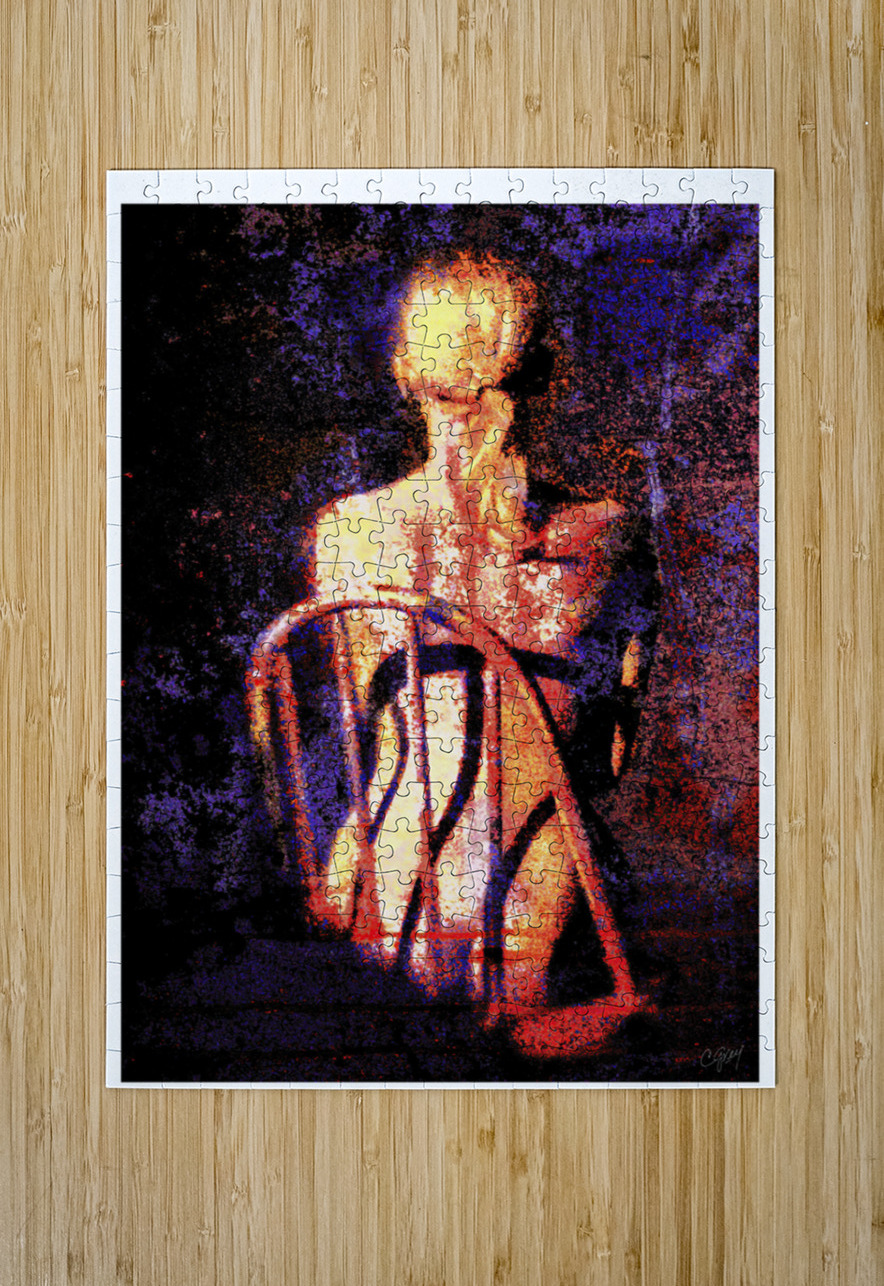 Shadows from a Window Sexy Bedroom Art Puzzle printing