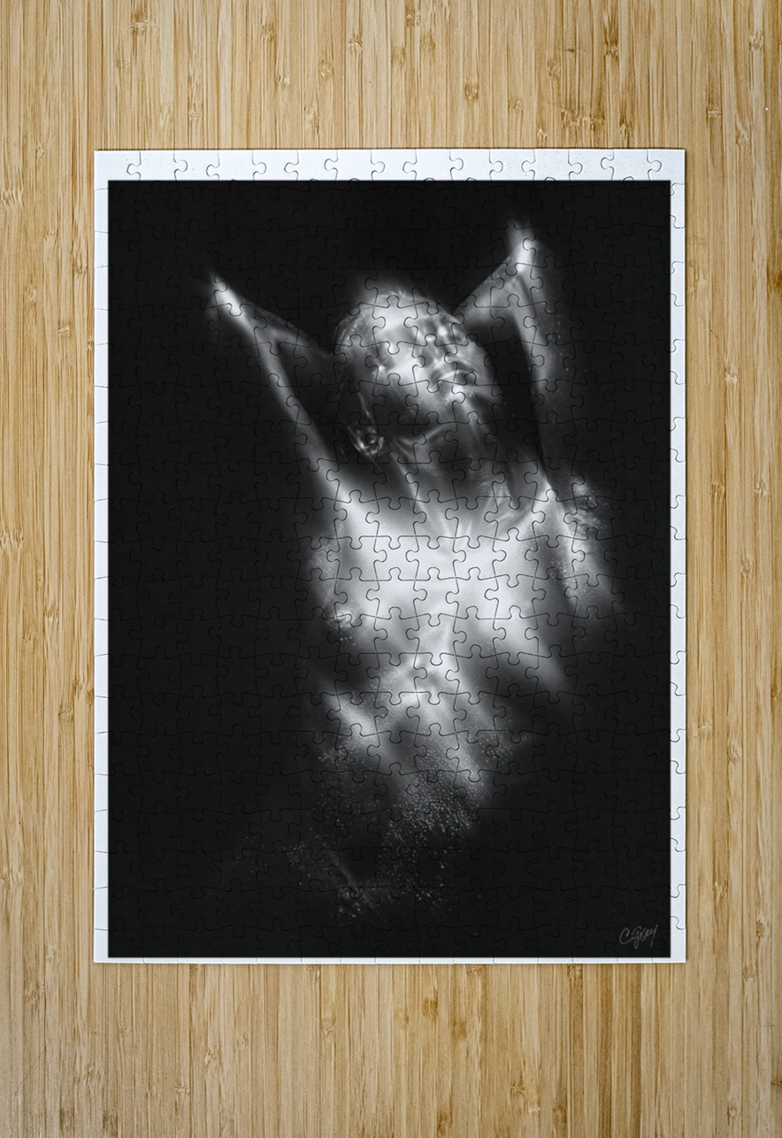 Metallic Stretch Sexy Bedroom Art Puzzle printing