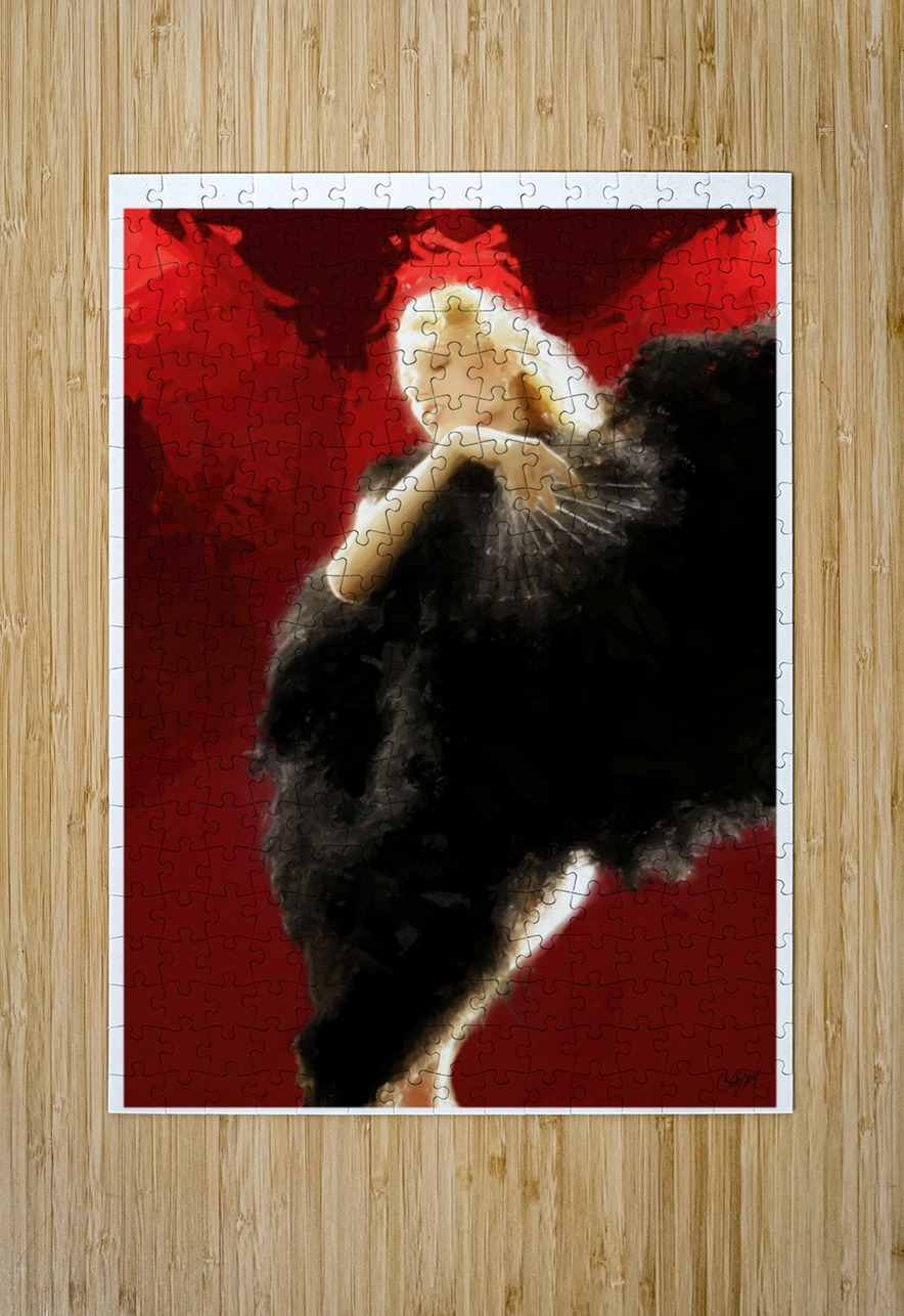 Lola Dances Right Sexy Bedroom Art Puzzle printing