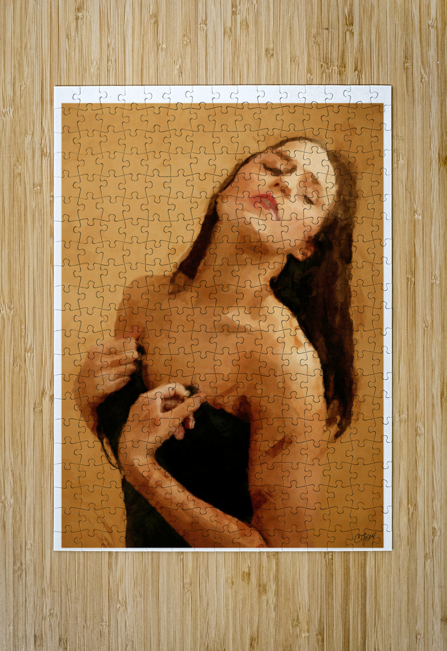In the Moment Sexy Bedroom Art Puzzle printing