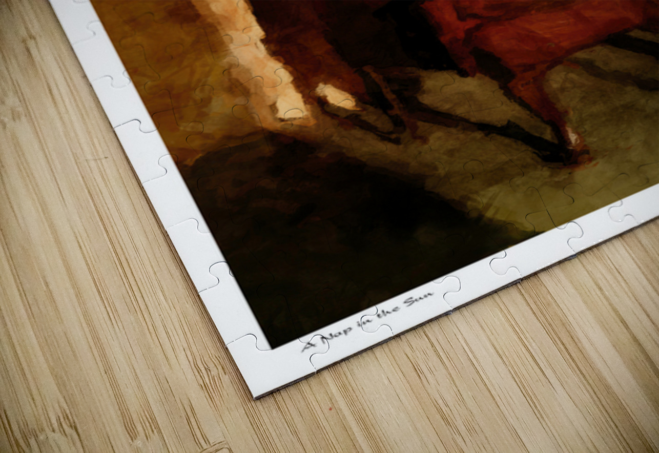 A Nap in the Sun Sexy Bedroom Art Puzzle