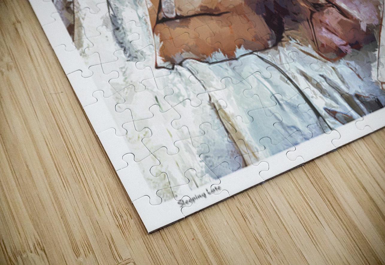 Sleeping Late Sexy Bedroom Art Puzzle